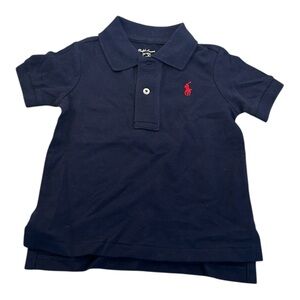 Ralph Lauren Baby French Navy Polo Shirt Size 9 Months New With Tags